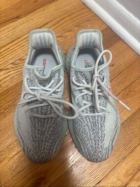 adidas Yeezy Boost 350 V2 Ice Mint with Red Script